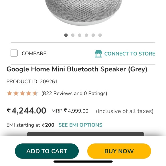 Google home mini Bluetooth portable - beautiful orange color - Picture 8 of 8